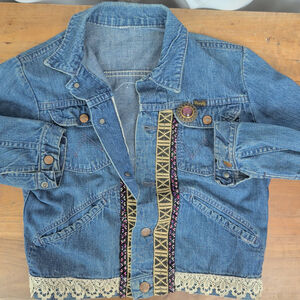 Vintage Selvedge Denim Embellished Wrangler Jacket